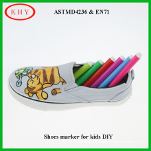 Discount set package kids DIY colorful permanent fabric pen